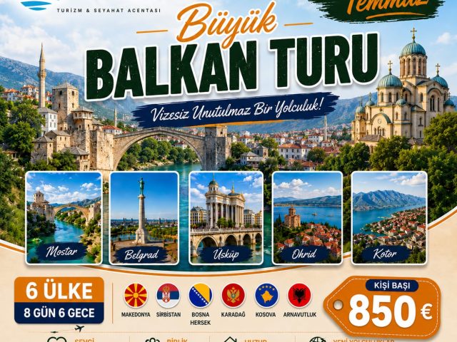 Büyük Balkan Turu — 6 Ülke afişi