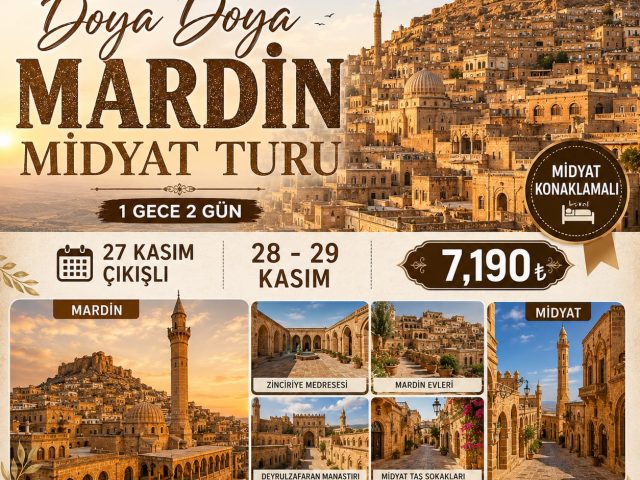 Doya Doya Mardin Midyat Turu afişi