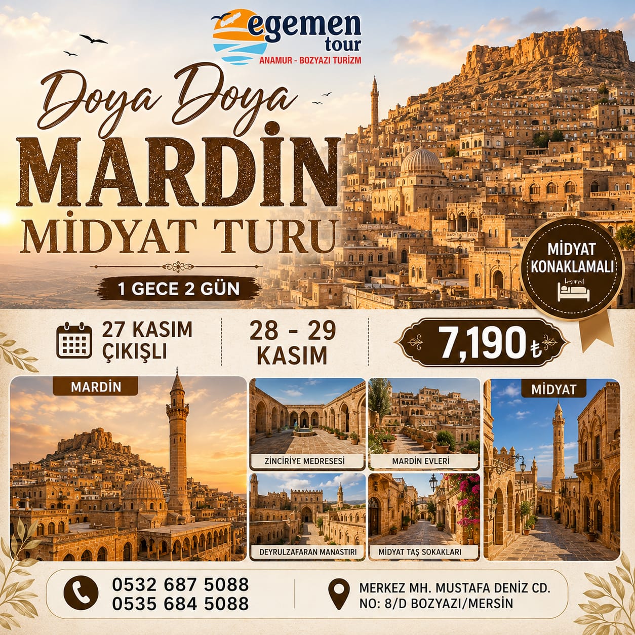 Doya Doya Mardin Midyat Turu afişi