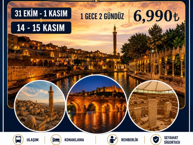 GAP Kültür ve Lezzet Turu — Mardin Midyat Diyarbakır Şanlıurfa afişi
